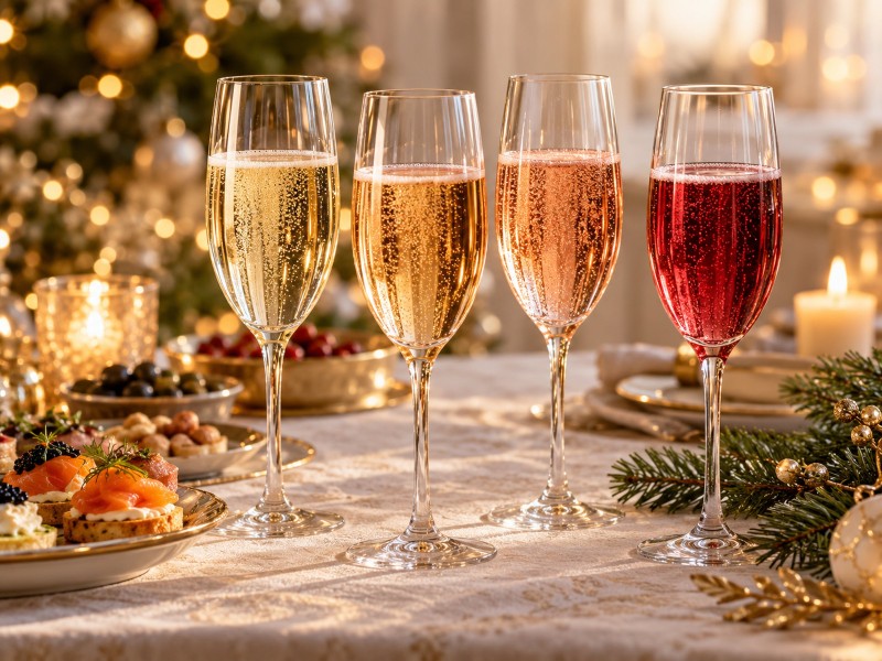 Мерекелік көпіршікті шарап: шампан, prosecco, asti және lambrusco қалай ерекшеленеді