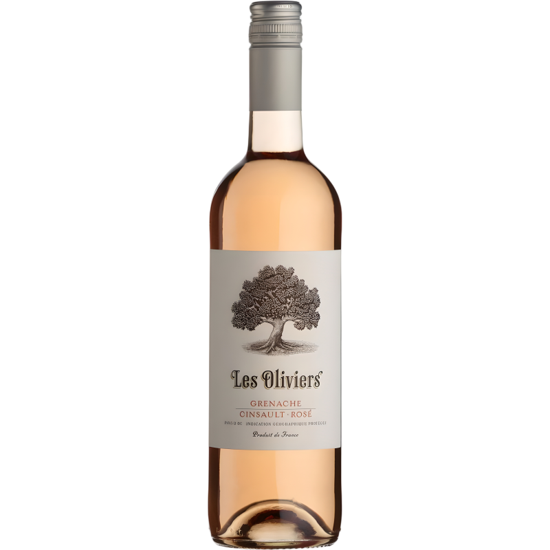 Қызғылт шарап Les Oliviers Grenache - Cinsault Rosé  12% 0,75