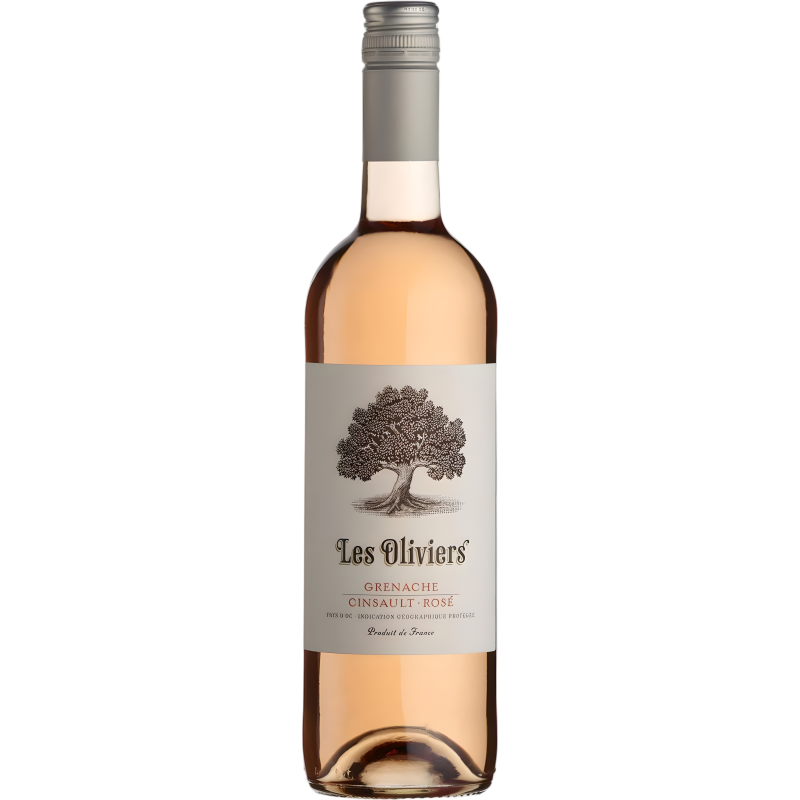 Қызғылт шарап Les Oliviers Grenache - Cinsault Rosé  12% 0,75