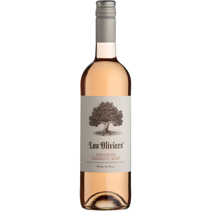 Қызғылт шарап Les Oliviers Grenache - Cinsault Rosé  12% 0,75