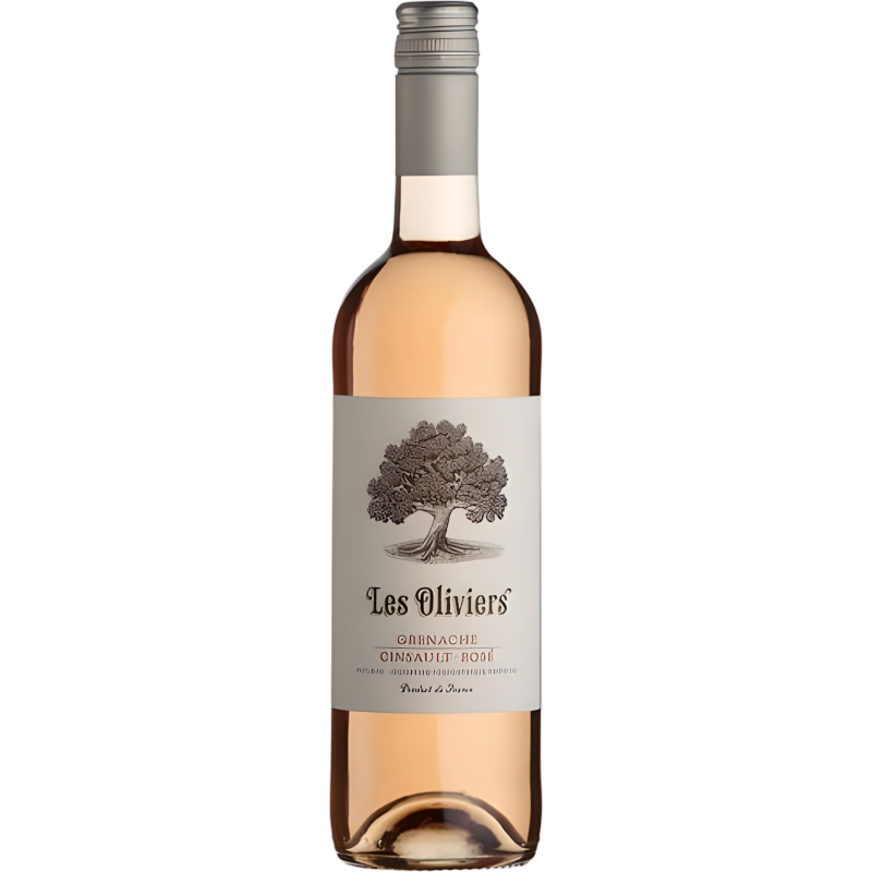 Қызғылт шарап Les Oliviers Grenache - Cinsault Rosé  12% 0,75