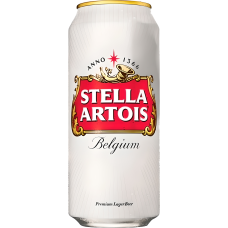 Ашық пастерленген сыра STELLA ARTOIS 5% ж/б 0,45л