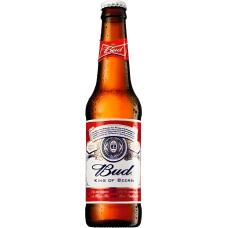 BUD сырасы ашық түсті, пастеризацияланған, 5% алкогольді, бутылкалы, 0,44 литрлі