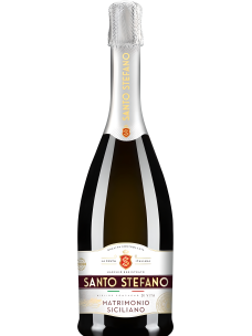 Шарап сусыны ақ жартылай тәтті Santo-Stefano Рим каникулдары коллекциясы 0,75л