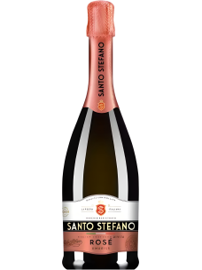 Шарап сусыны қызыл жартылай тәтті Santo-Stefano Rose 0,75л