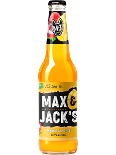 Пивной напиток Max&Jack's Mango Lychee  0,4л