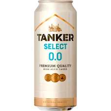 Сыра Tanker Select Lager  0% ж/б 0,5л