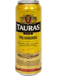 Сыра Tauras Pilsneris 4.6%  ж/б 0,568л