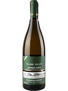 Ақ жартылай тәтті шарап Teliani Valley