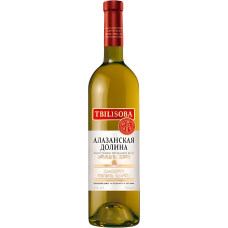 Ақ жартылай тәтті шарап Алазанская Долина Tbilisoba 0,75