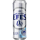Ашық пастерленген сыра EFES алкогольсіз 0% ж/б 0,45л