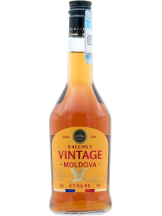 Коньяк үшжылдық «Bacchus Vintage Moldova» 0,5