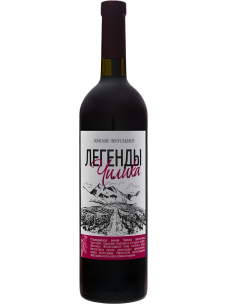 Қызыл жартылай тәтті шарап 