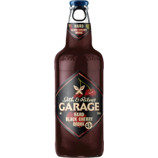 Пивной напиток S&R GARAGE Hard Black Cherry  0,4л