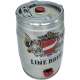 Сыра ашық пастерленген  LINE BREW Premium Lager 4,8% ж/б 5л
