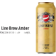 Пиво светлое фильтрованное LINE BREW Amber 5% ж/б 0,568л