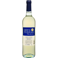 Вино белое полусухое Vinho Verde DOC COOPERATIVA A. FELGUEIRAS ESCOLHA  0,75л