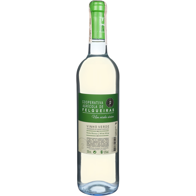 Ақ жартылай құрғақ шарап Vinho Verde DOC COOPERATIVA A. FELGUEIRAS BRANCO  0,75л