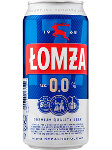 Сыра ашық алкогольсіз LOMZA 0%  ж/б 0,4л