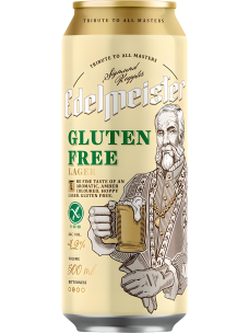 Ашық пастерленген сыра EDELMEISTER  gluten free 4,2% ж/б  0,5л