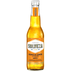 Ашық пастерленген сыра SOLVEZA agave&lemon 6% 0,33л