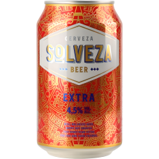 Ашық пастерленген сыра SOLVEZA EXTRA 4,5%  0,33л