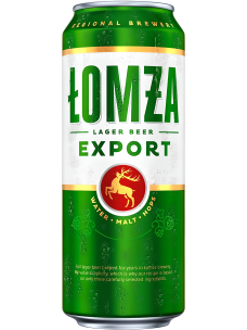 Ашық пастерленген сыра LOMZA export beer vl ж/б 5,5% ж/б 0,5л