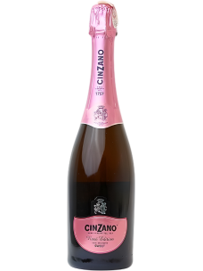 Қызғылт жартылай тәтті көпіршікті шарап Cinzano Sweet 0,75л
