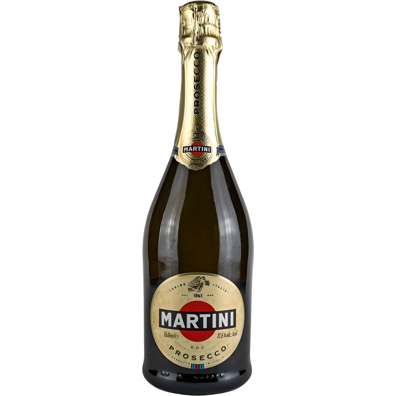 Ақ көпіршікті құрғақ шарап Martini Prosecco 11,5% 0,75л