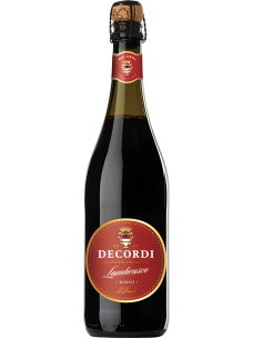 Қызыл көпіршікті жартылай тәтті шарап Decordi Lambrusco Dell'emilia Rosso 0,75л