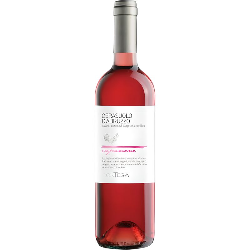 Қызғылт құрғақ шарап  ROSE Caparrone Cerasuolo d'Abruzzo 12% 0,75