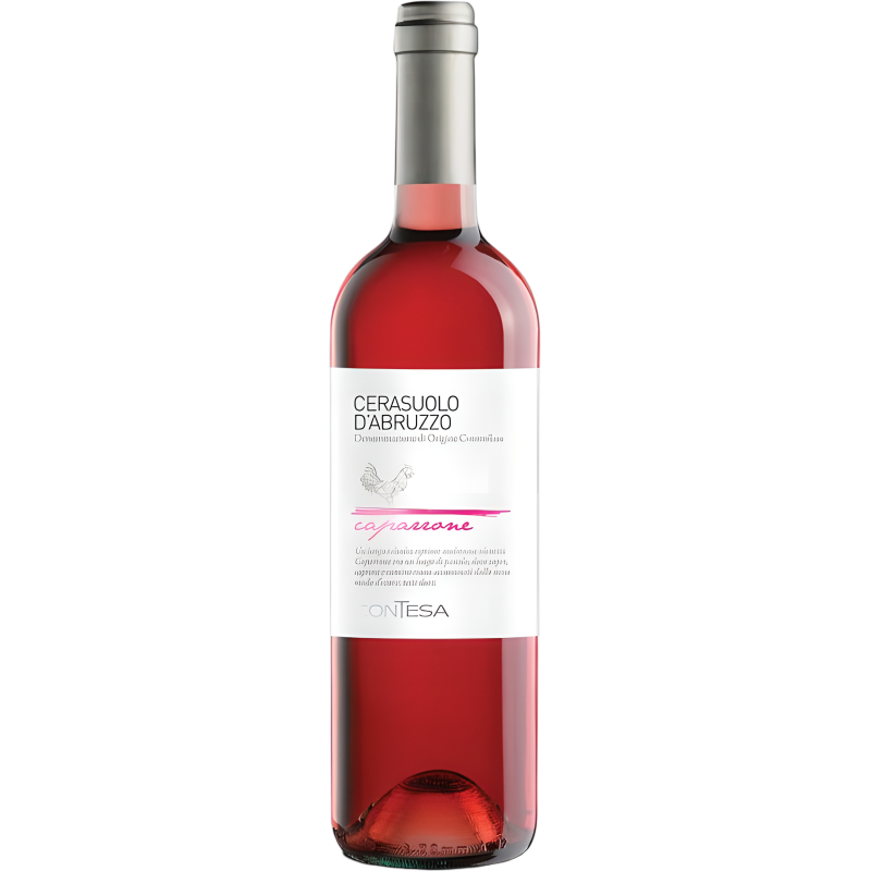 Қызғылт құрғақ шарап  ROSE Caparrone Cerasuolo d'Abruzzo 12% 0,75