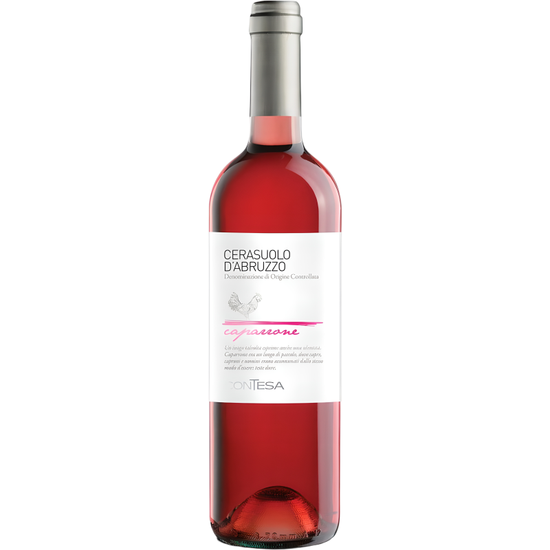 Қызғылт құрғақ шарап  ROSE Caparrone Cerasuolo d'Abruzzo 12% 0,75